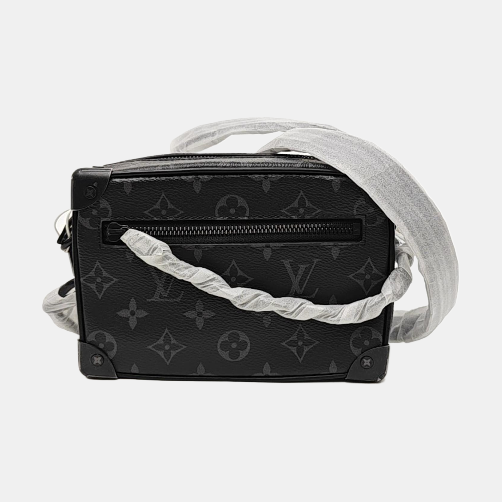 SOFT TRUNK Mini Monogram Coated Canvas Black