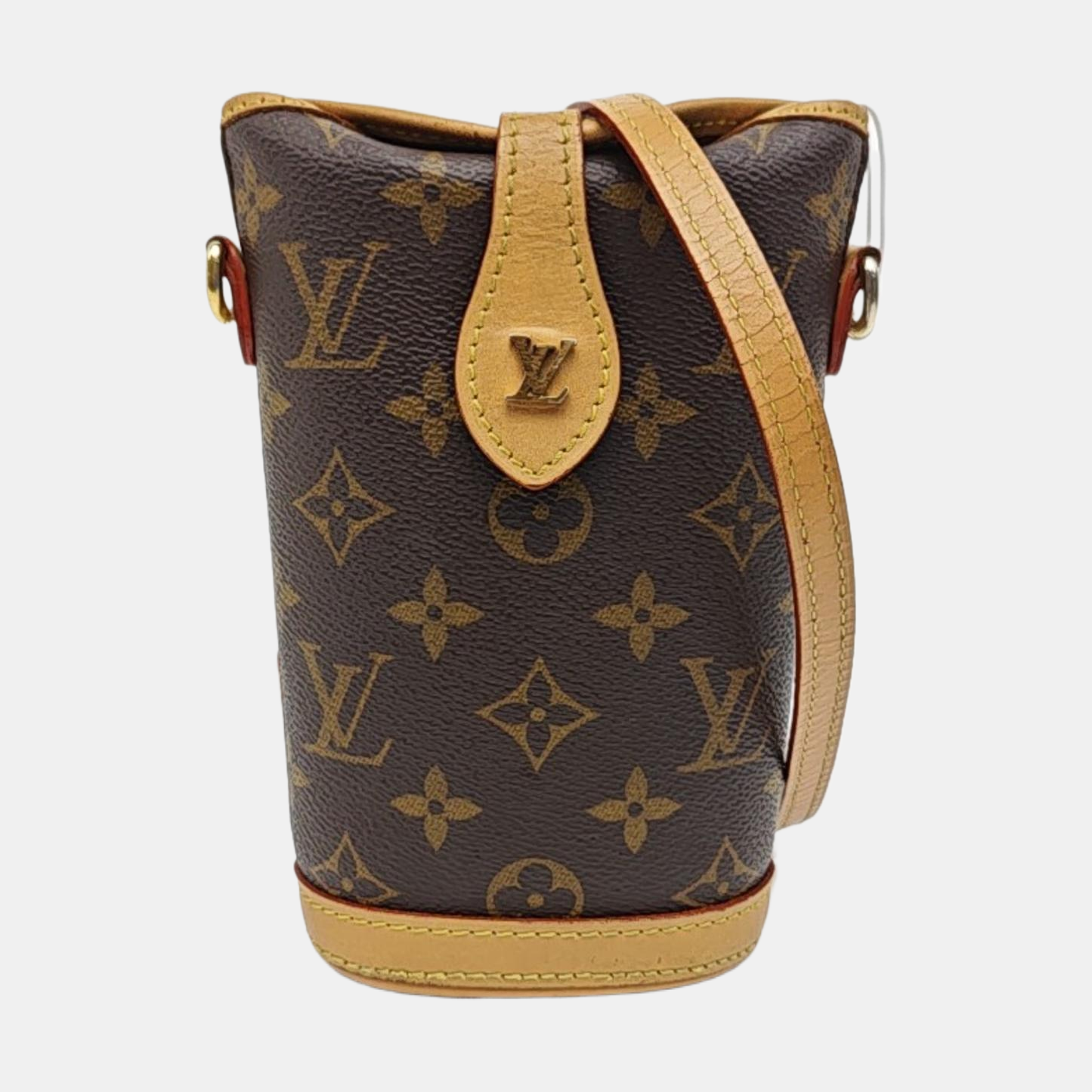 FOLD ME Monogram Coated Canvas Brown