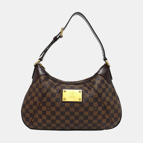VINTAGE THAMES Damier Ebene Coated Canvas Brown