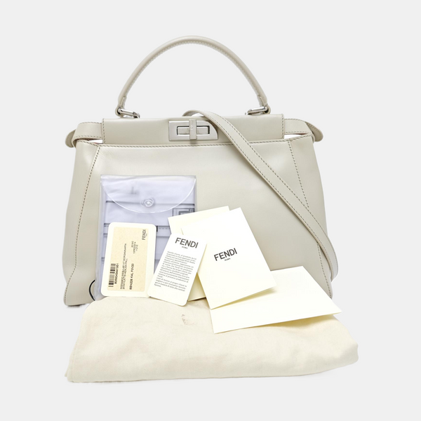 Peekaboo Medium Calfskin Beige