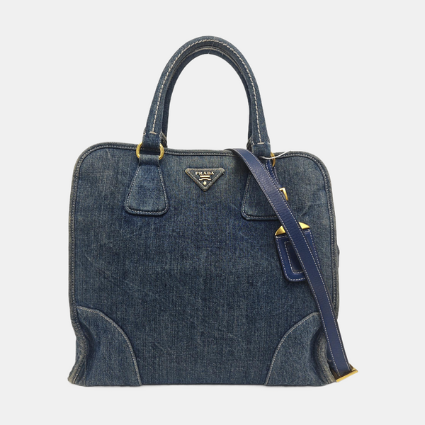 Denim Tote Bag Blue
