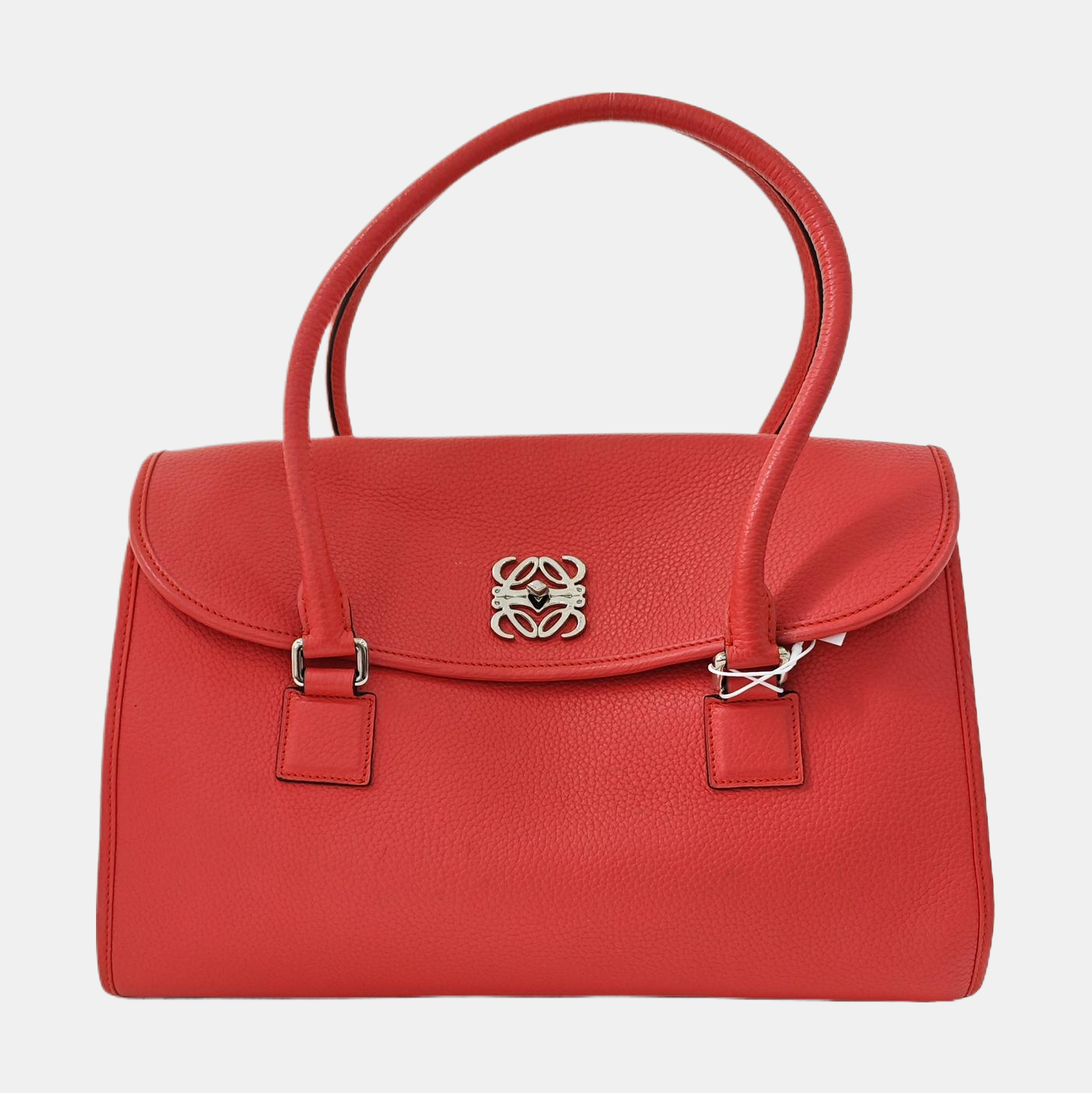 Calfskin Shoulder Bag Red