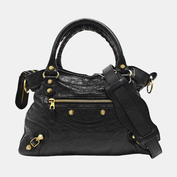 Classic City Small Lambskin Black