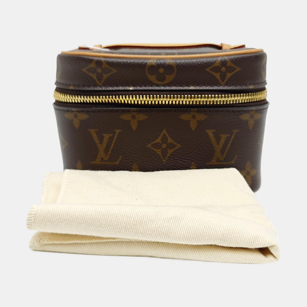 NICE Super Mini Monogram Coated Canvas Brown