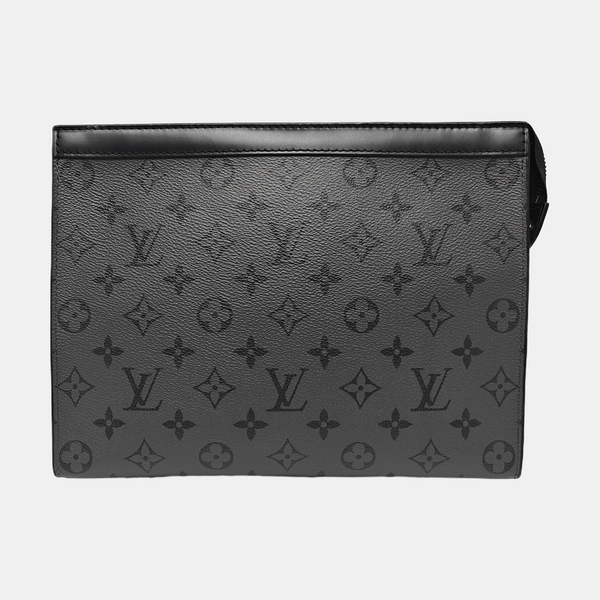 Pochette Voyag MM Monogram Coated Canvas Gray