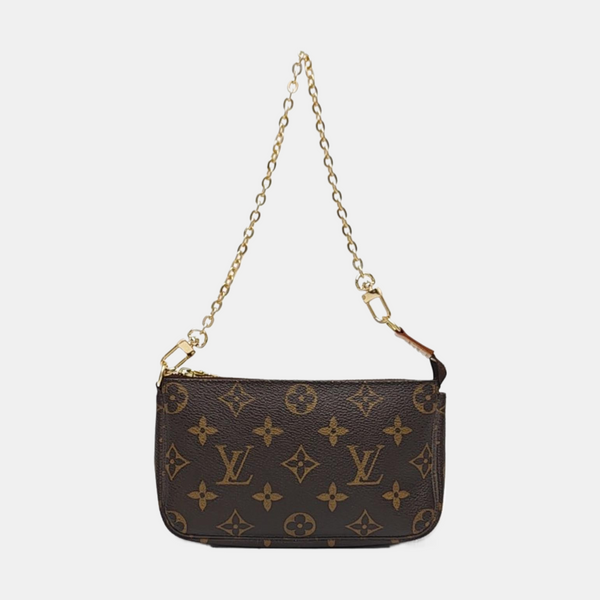ACCESSOIRES MM Monogram Coated Canvas Brown