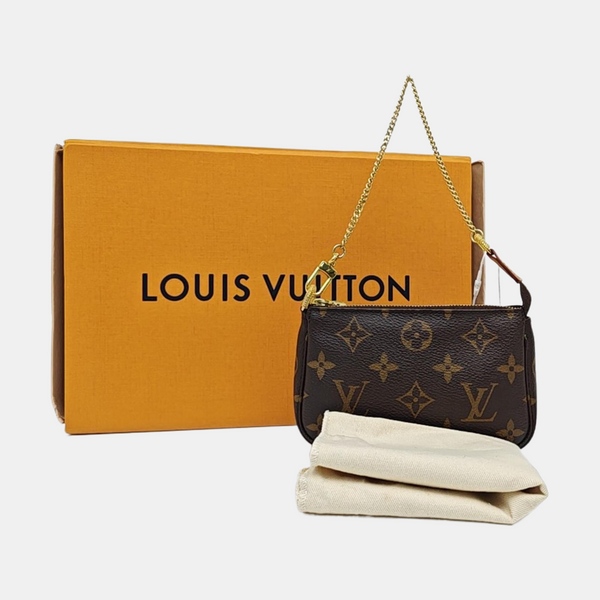 ACCESSOIRES Mini Monogram Coated Canvas Brown
