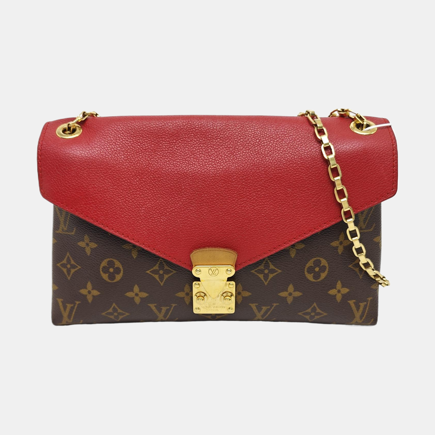 PALLAS BB Monogram Coated Canvas Brown