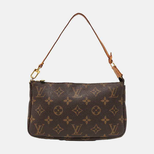 ACCESSOIRES Monogram Coated Canvas Brown