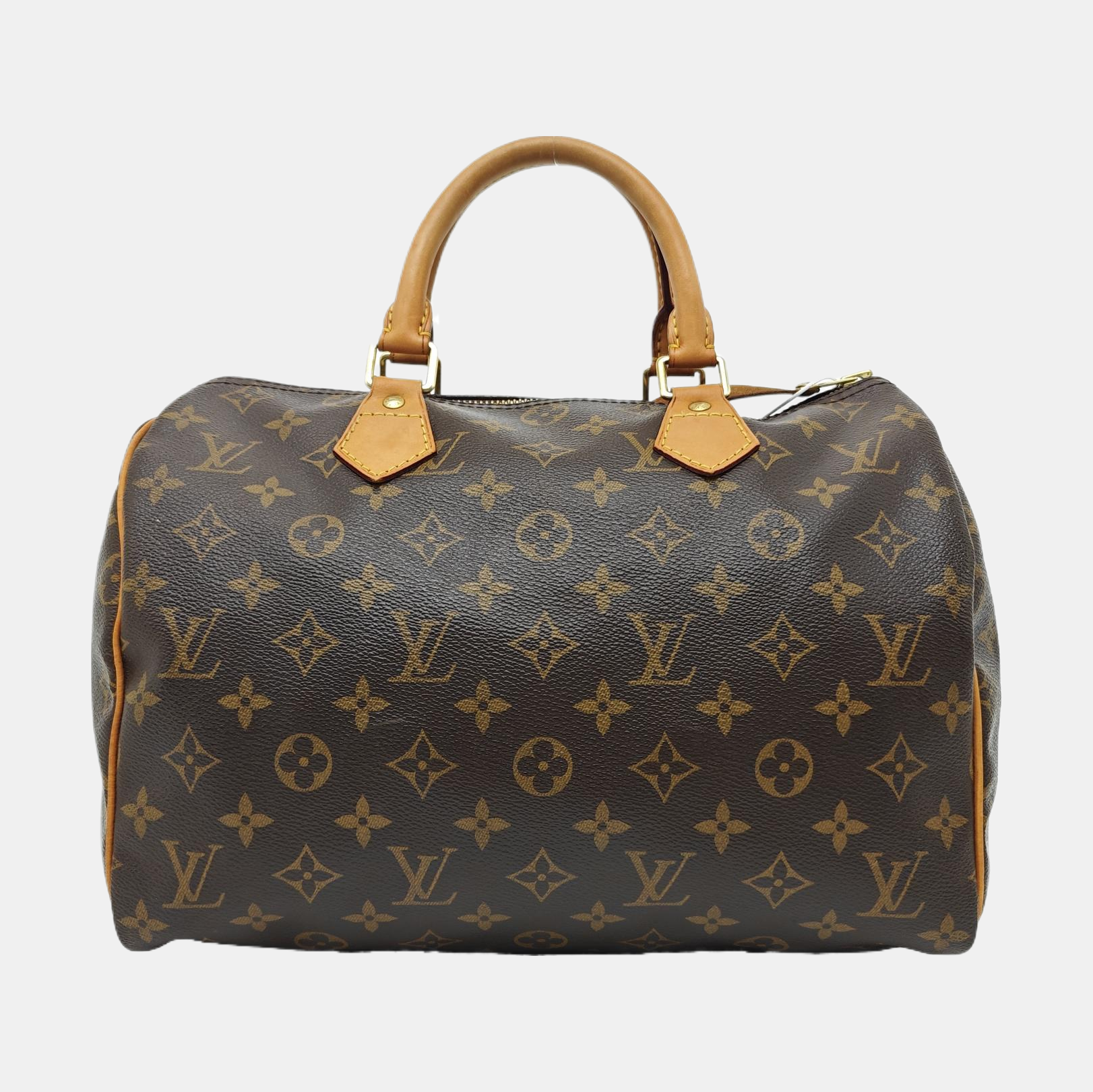 SPEEDY 30 Monogram Coated Canvas Brown