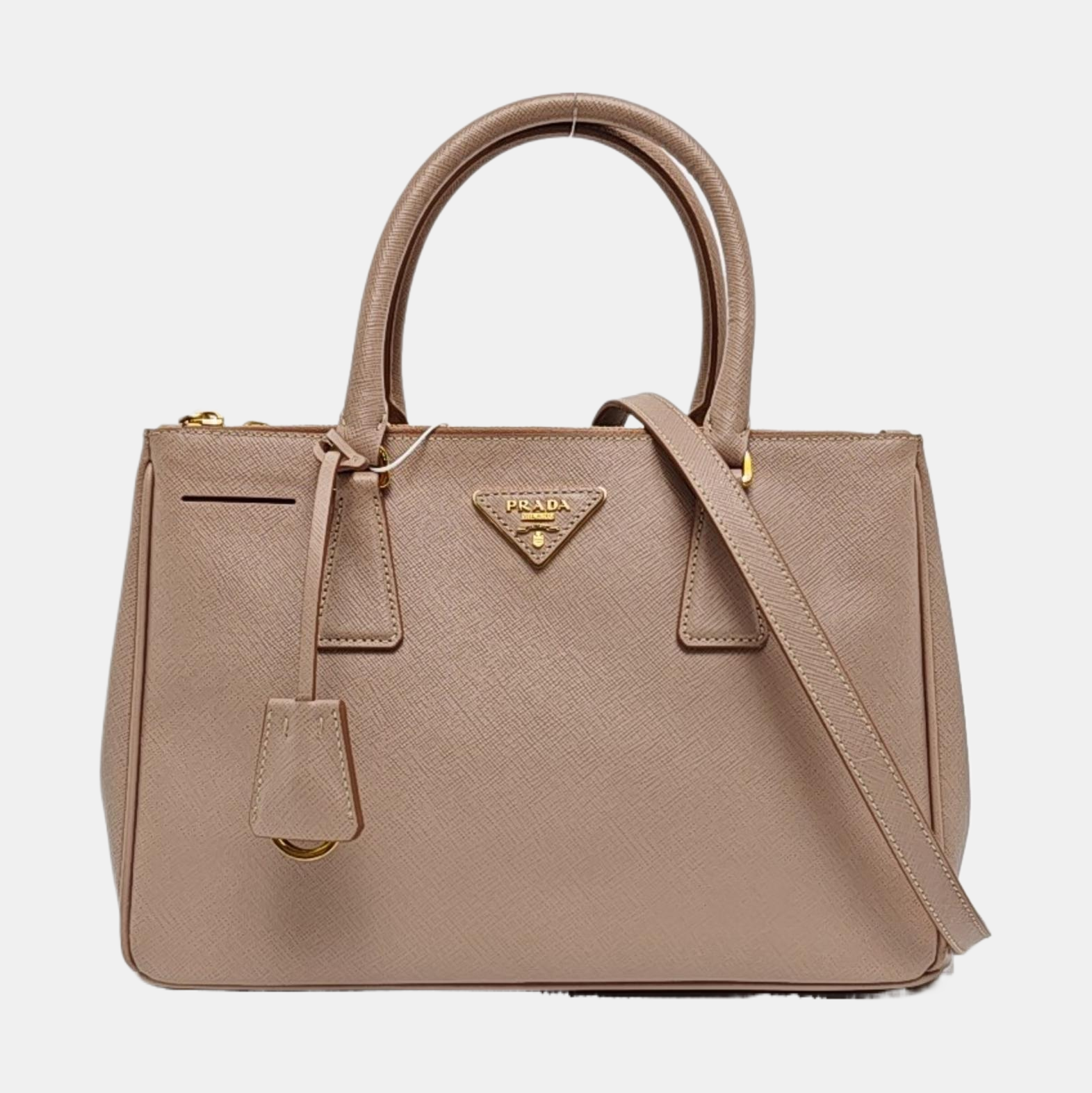 Galleria Medium Saffiano Calfskin Pink