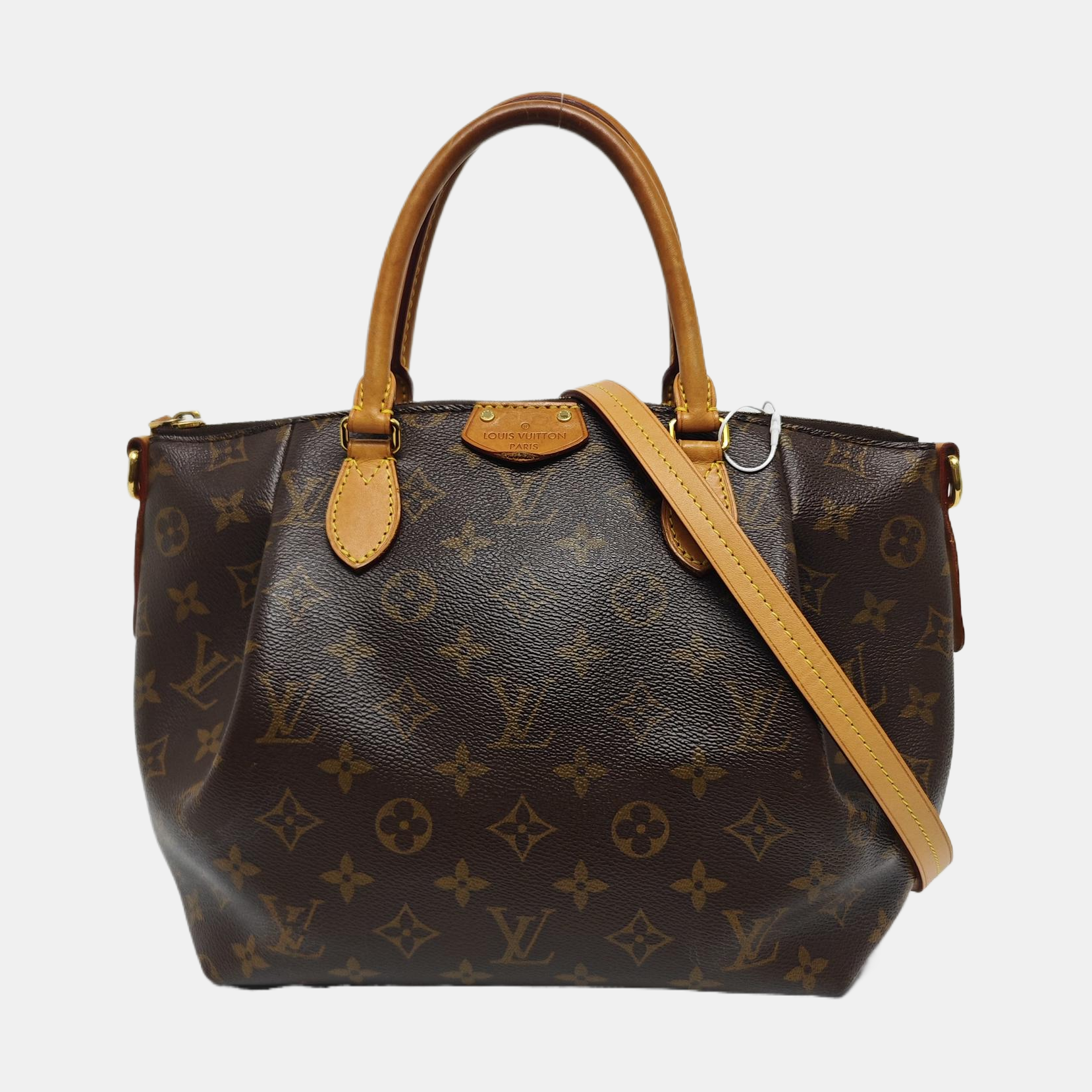 TURENNE Monogram Coated Canvas Brown