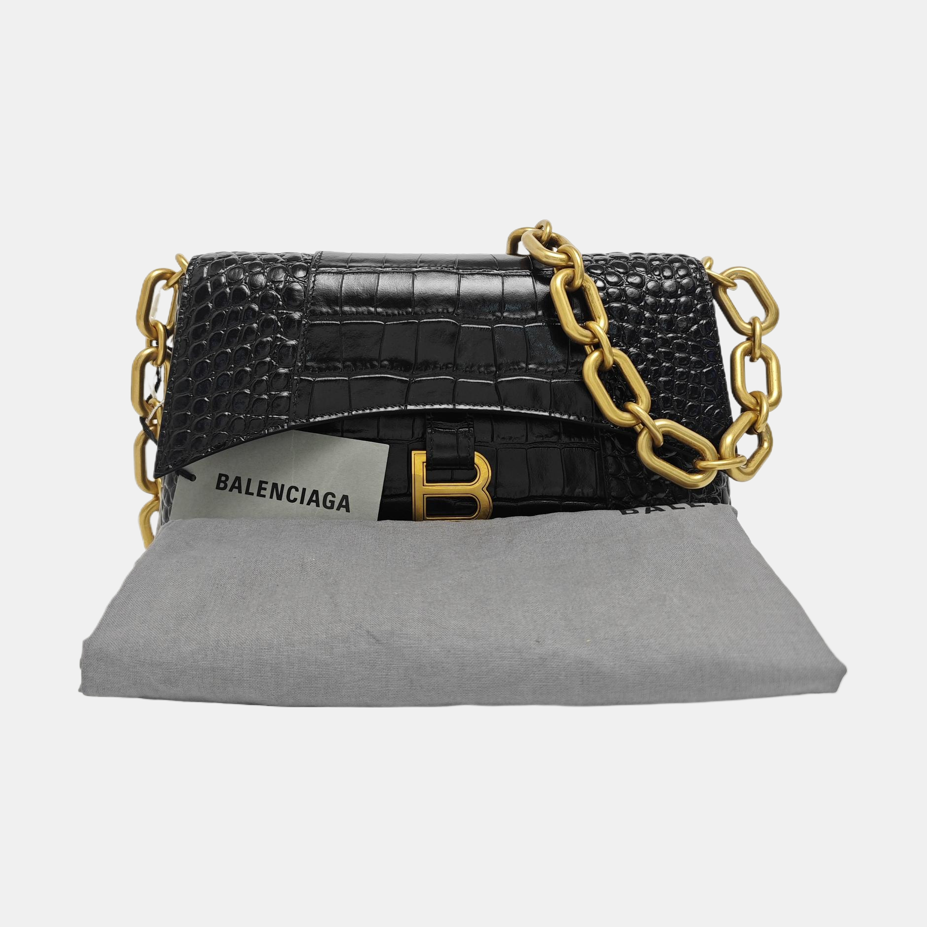 Downtown Super Mini Calfskin Black