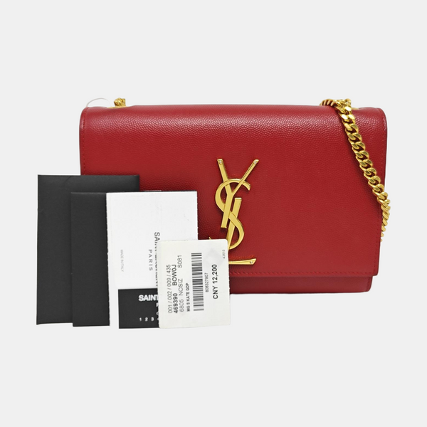KATE Small Calfskin Red