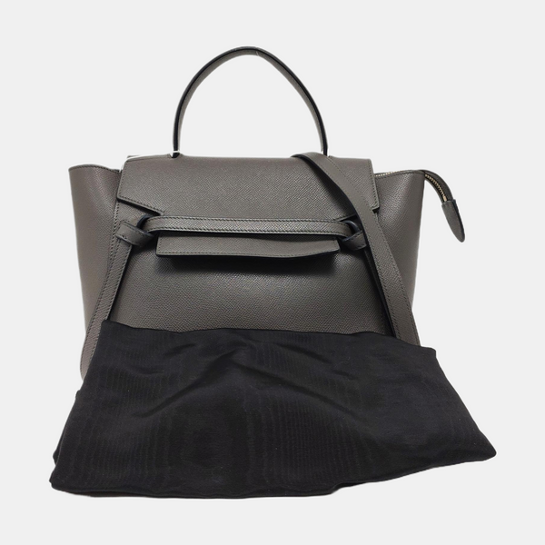 BELT Micro Calfskin Gray