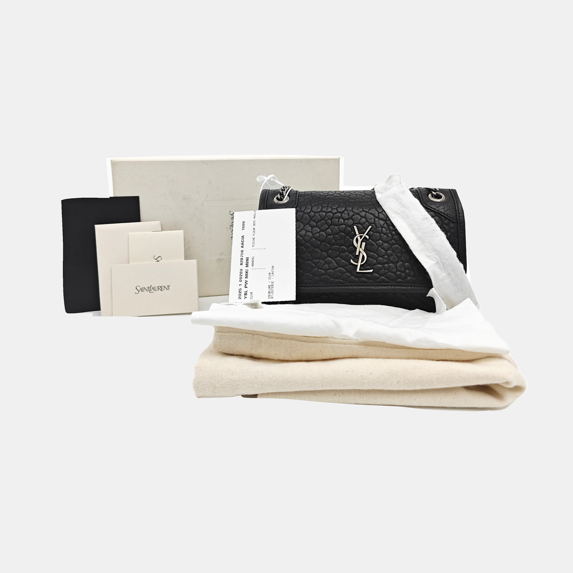 NIKI Mini Lambskin Black