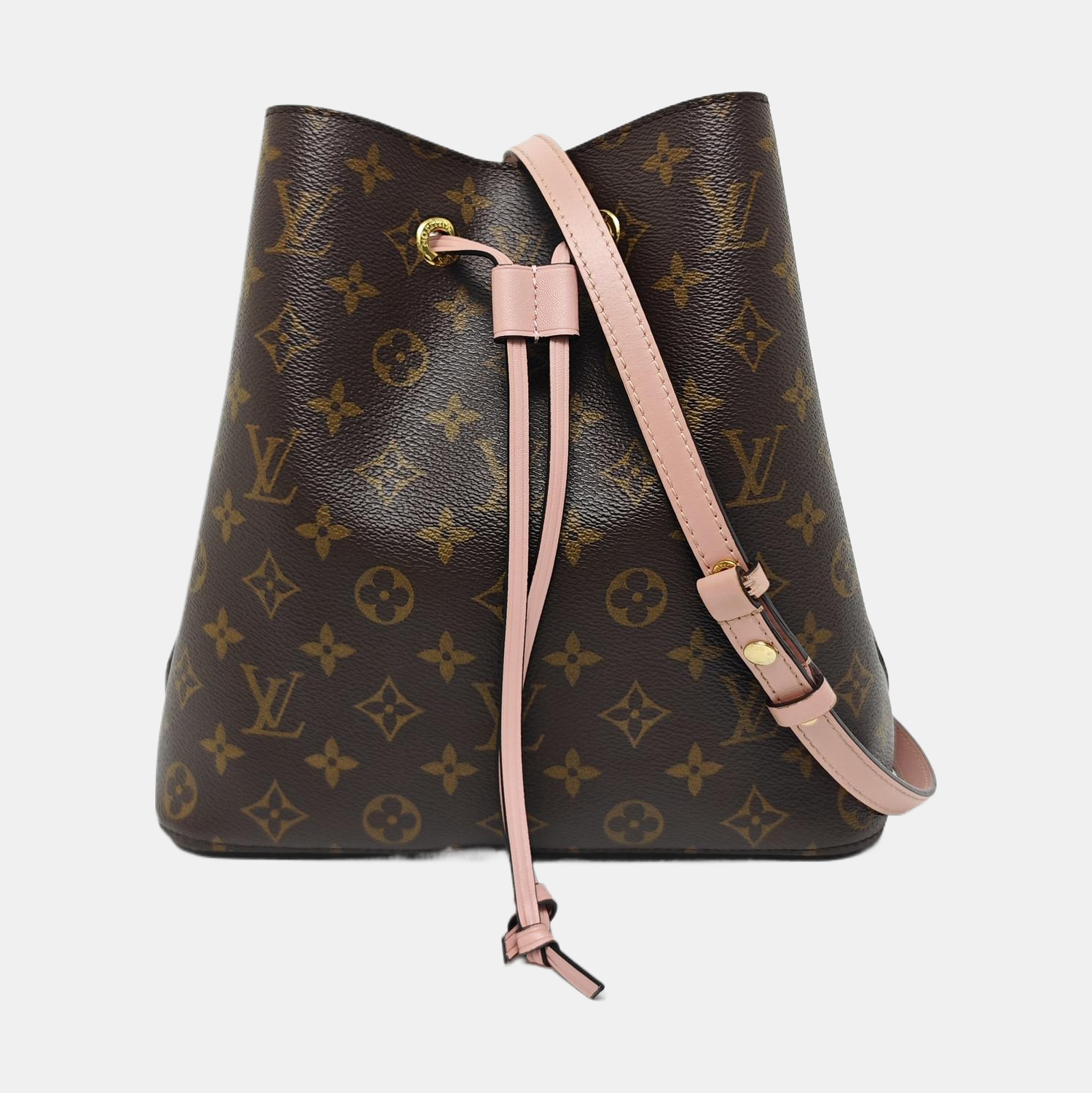 NÉONOÉ MM Monogram Coated Canvas Brown