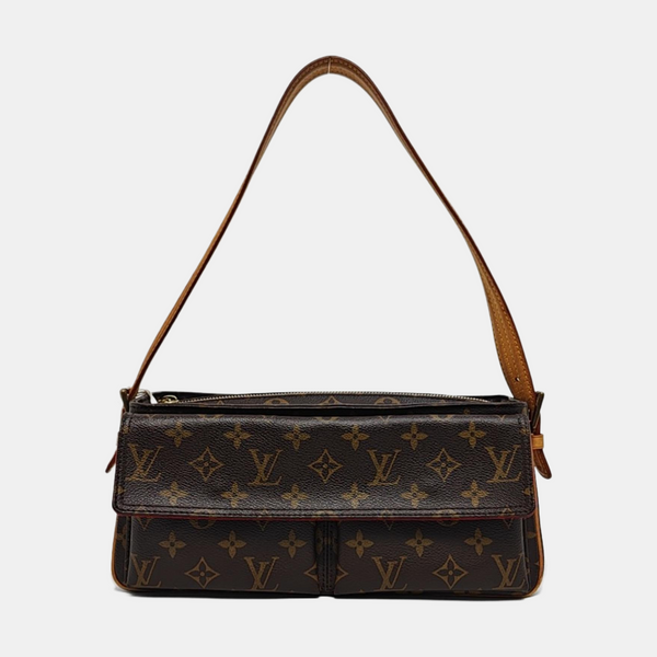 VIVA CITE Monogram Coated Canvas Brown