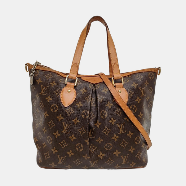 PALERMO PM Monogram Coated Canvas Brown