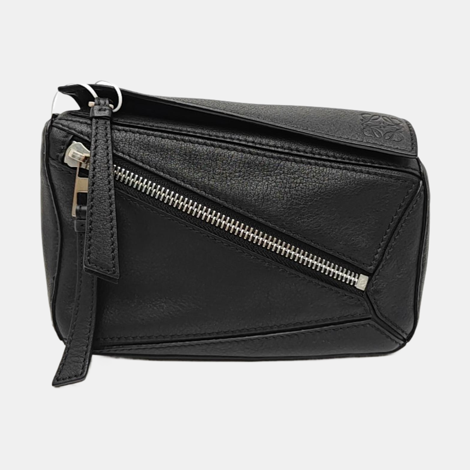 Puzzle Mini Calfskin Black