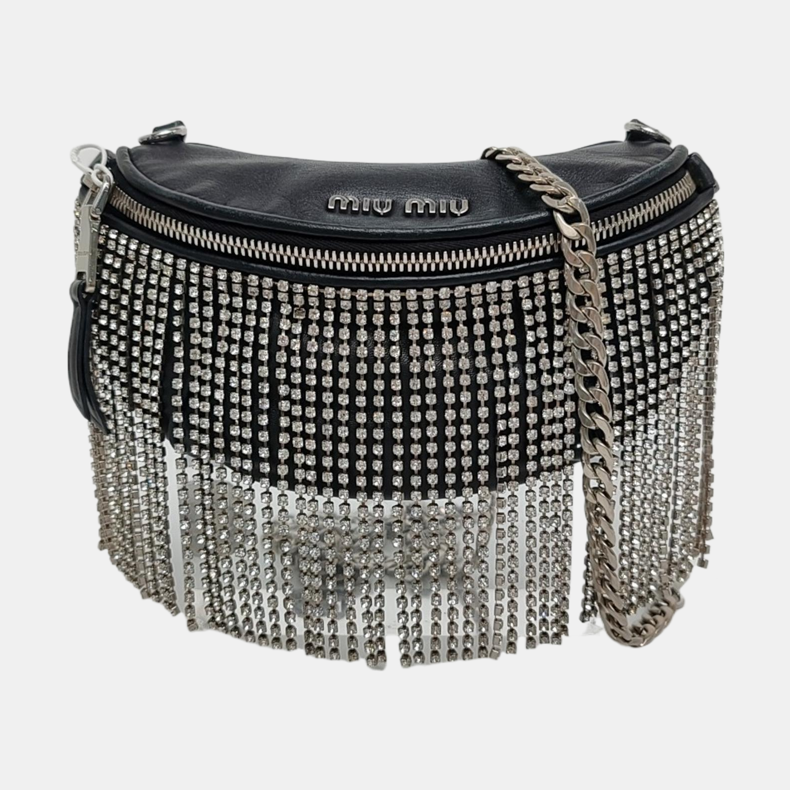 Fringed Lambskin Black