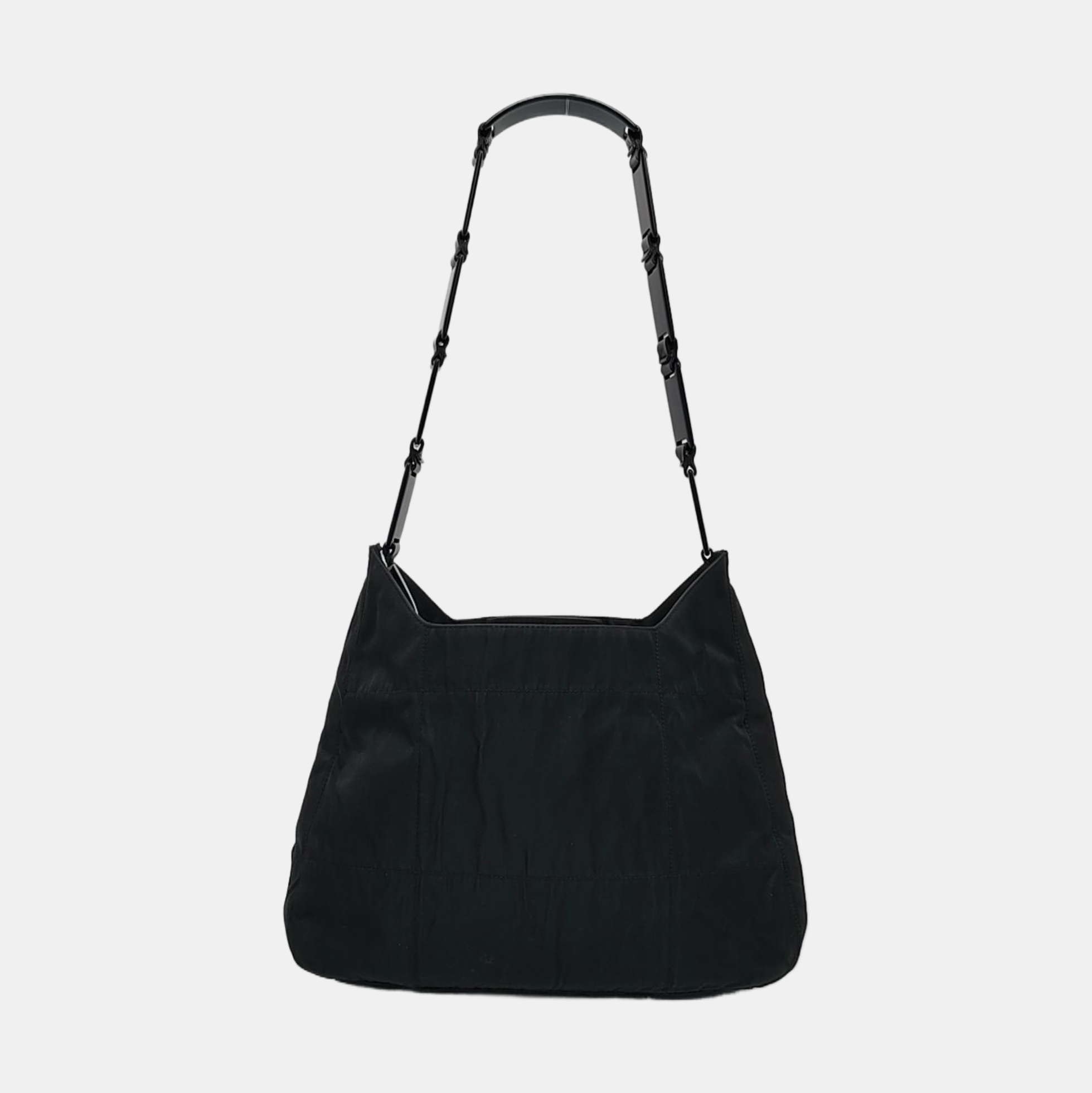 Nylon Shoulder Bag Black