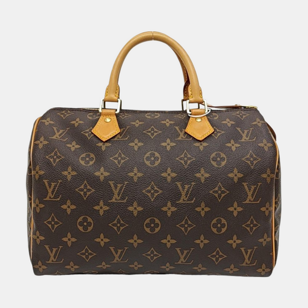 SPEEDY 30 Monogram Coated Canvas Brown
