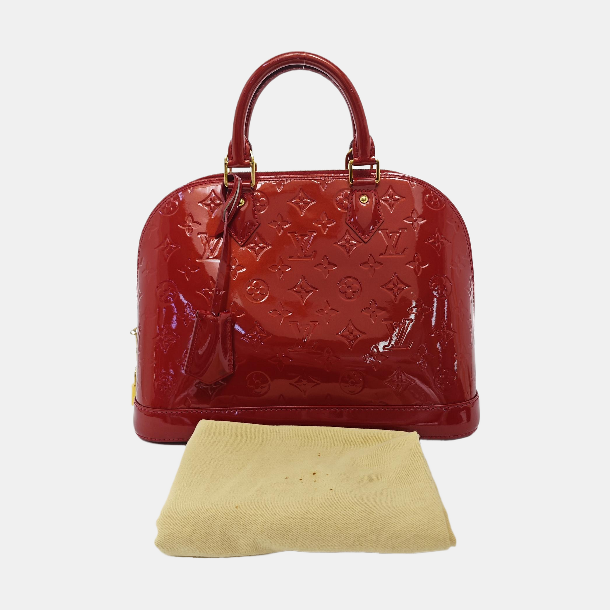 ALMA PM Patent Leather Red