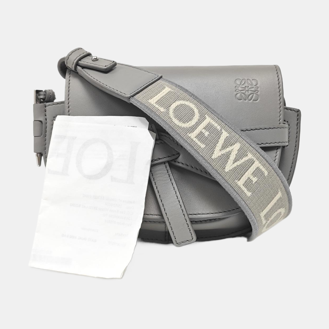 Gate Mini Calfskin Gray