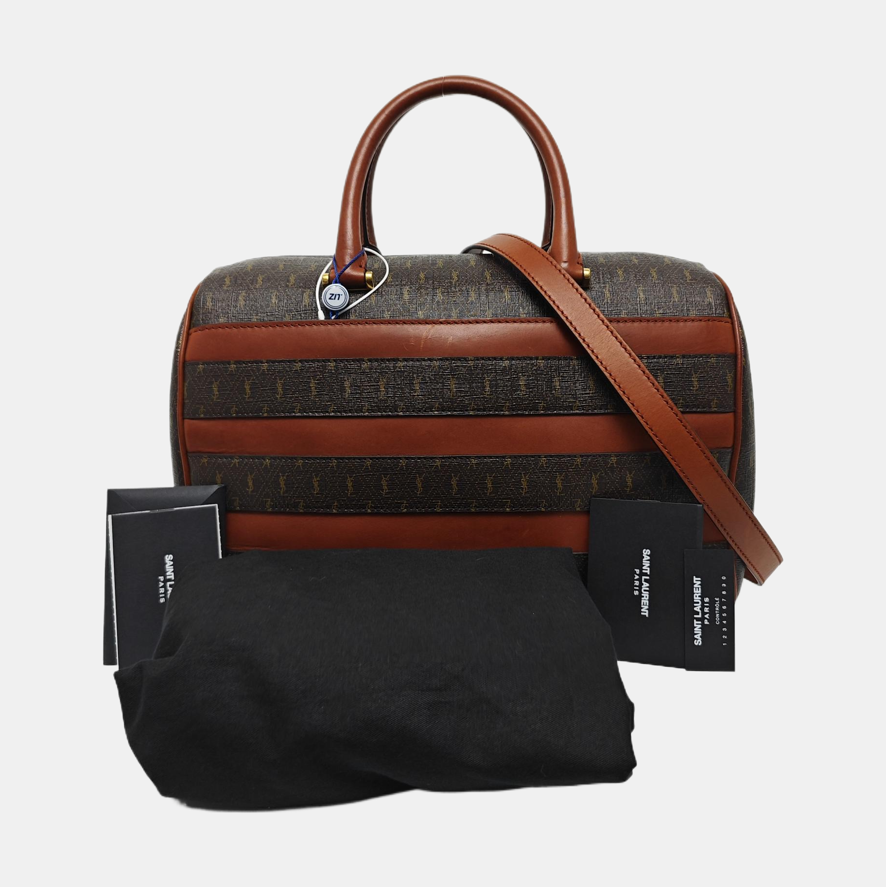 LE MONOGRAMME Coated Canvas Brown