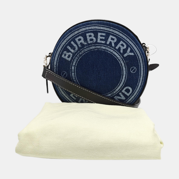 Fabric Crossbody Bag Blue