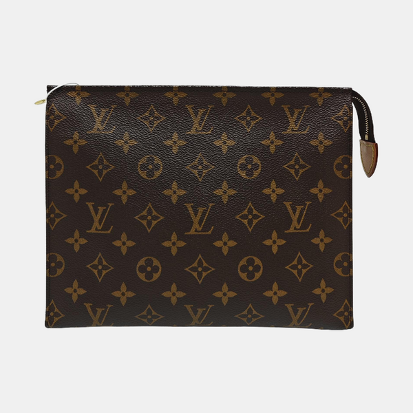 TOILET POCKET 26 Monogram Coated Canvas Brown