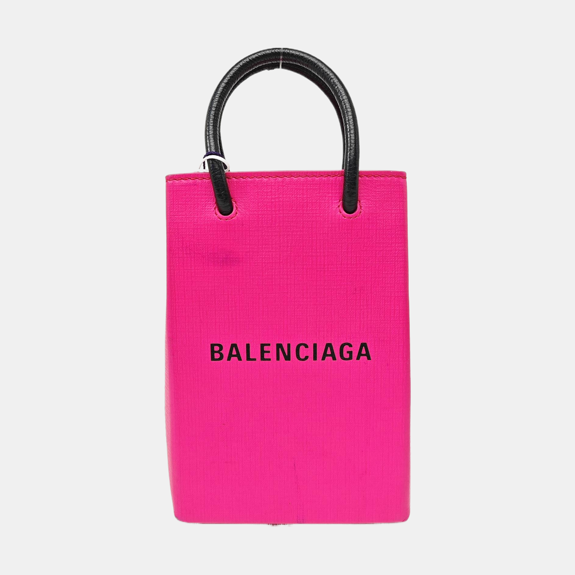 Shopping Bag Calfskin Red