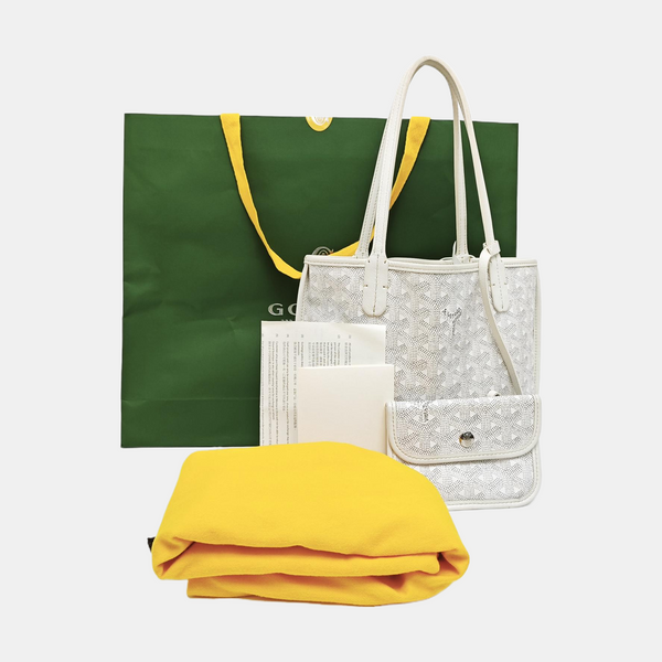 Anjou Mini Coated Canvas White