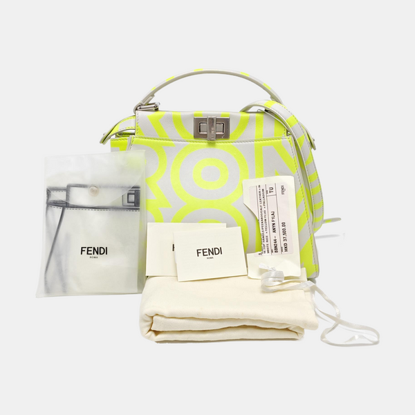 Authenticated pre-owned  Peekaboo Mini Calfskin White - Shoulder Bag at Looply