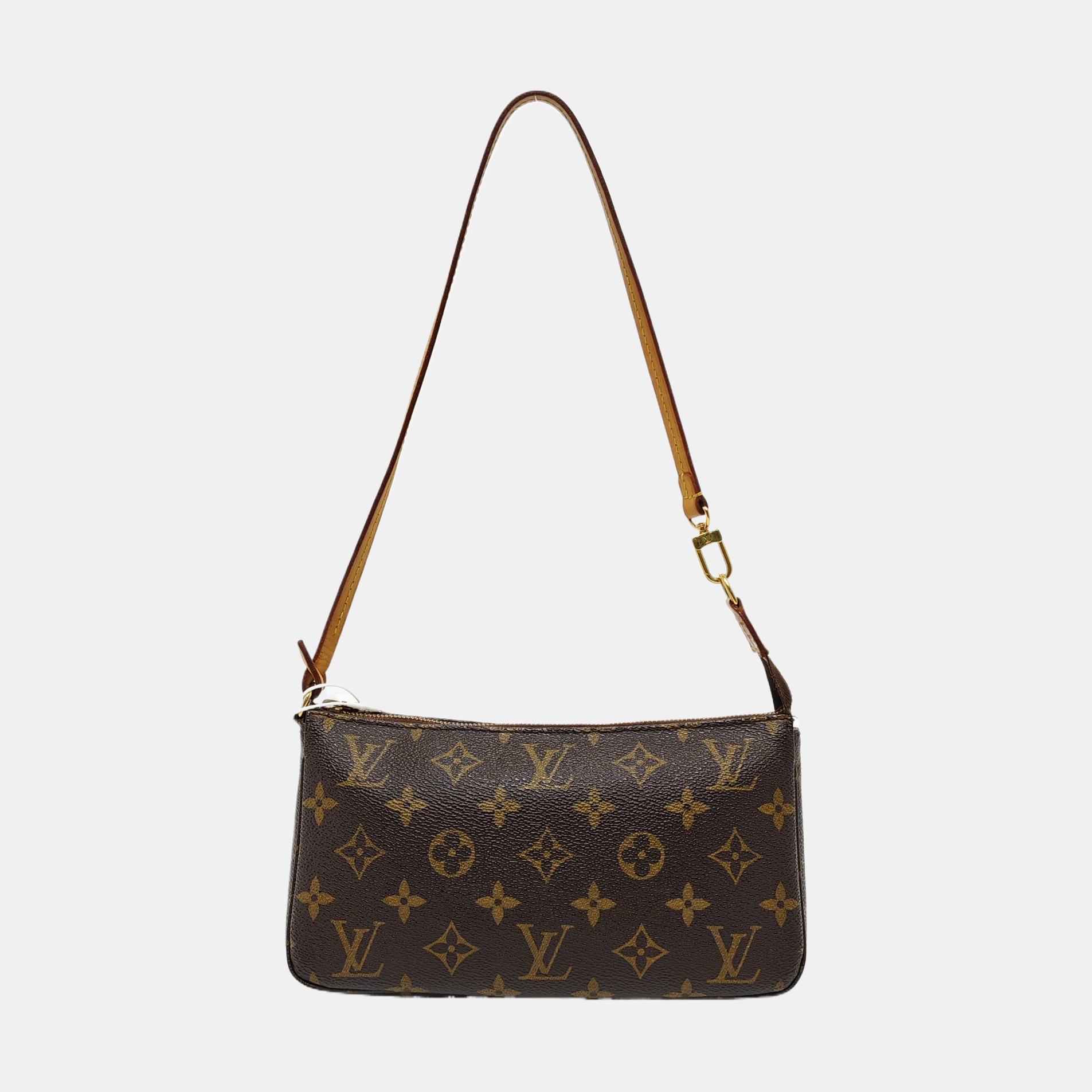 ACCESSOIRES GM Monogram Coated Canvas Brown
