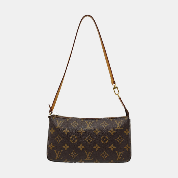 ACCESSOIRES GM Monogram Coated Canvas Brown