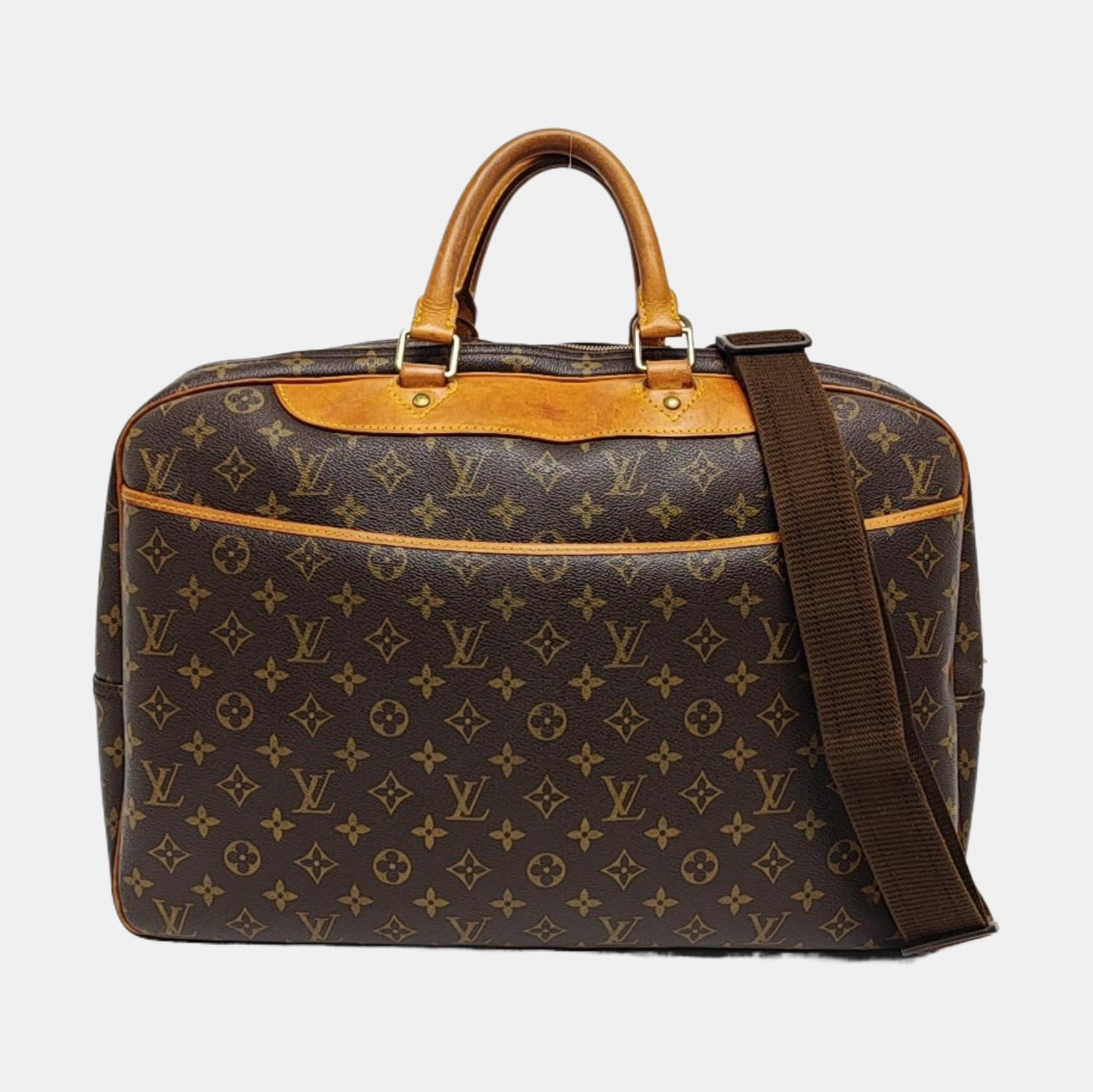 ALIZÉ Monogram Coated Canvas Brown