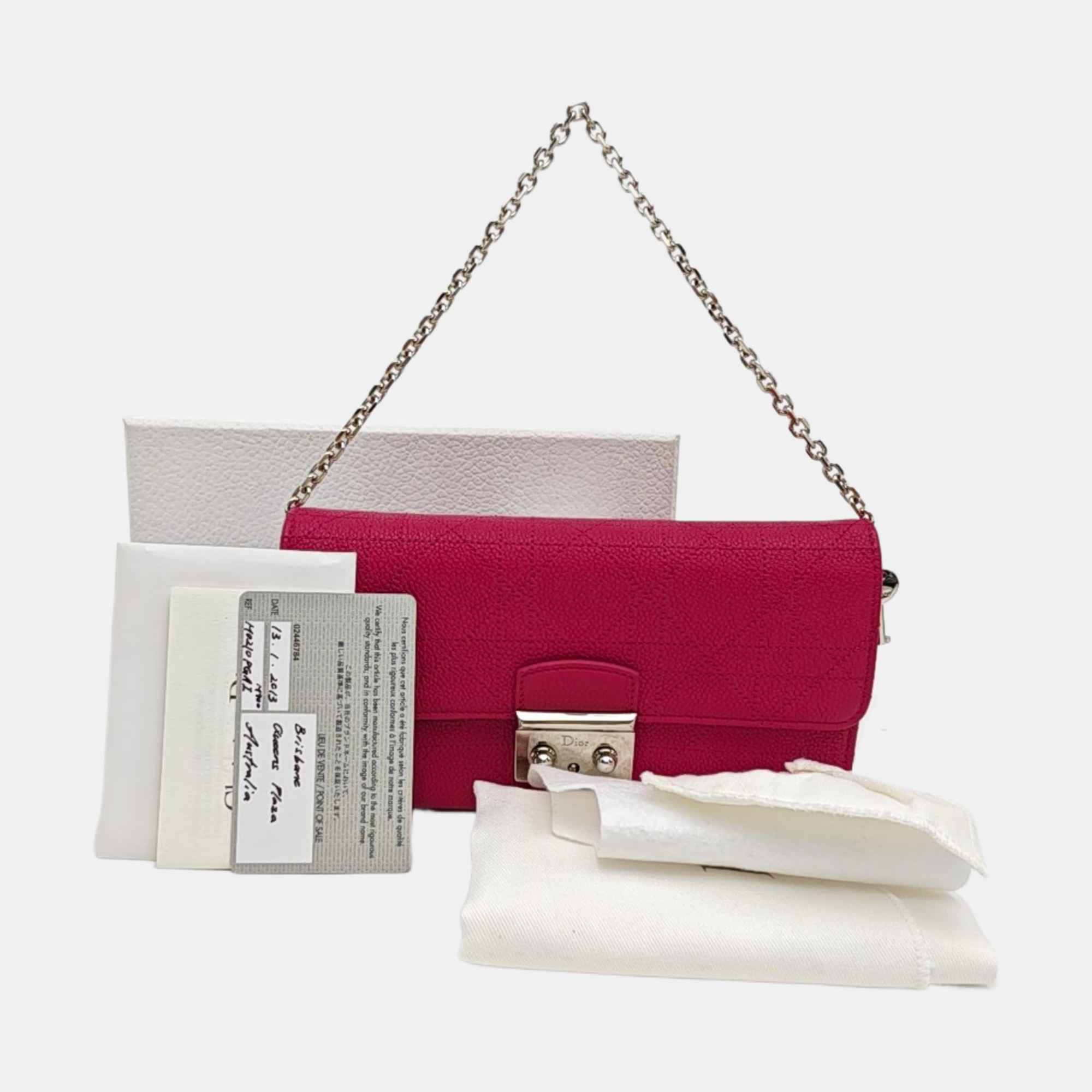 Miss Dior Cannage Calfskin Red
