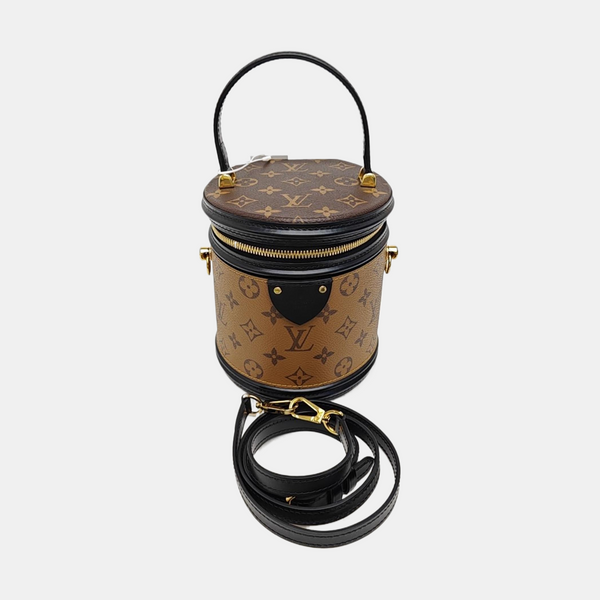 CANNES PM Monogram Coated Canvas Brown