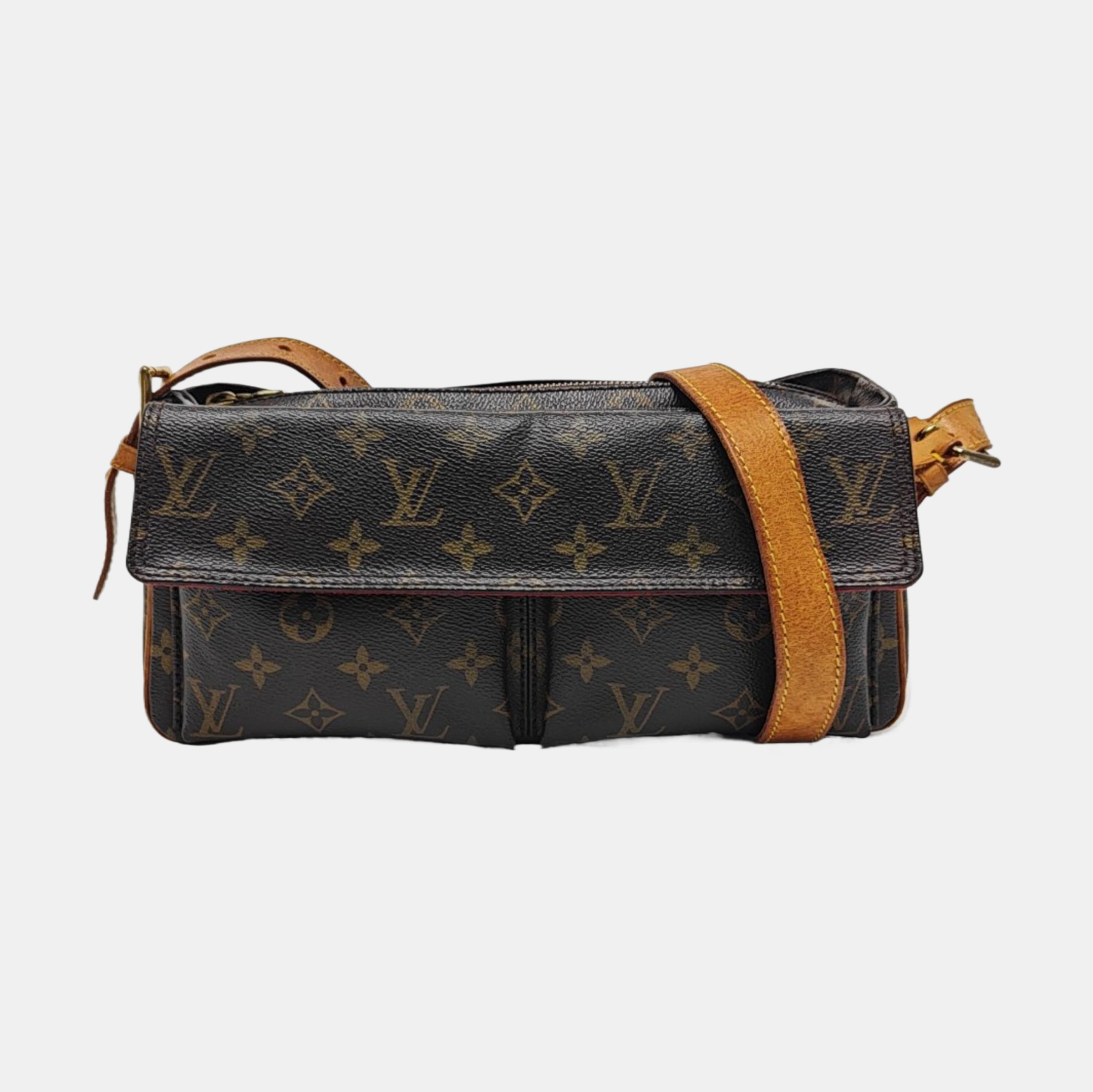 VIVA CITE Monogram Coated Canvas Brown