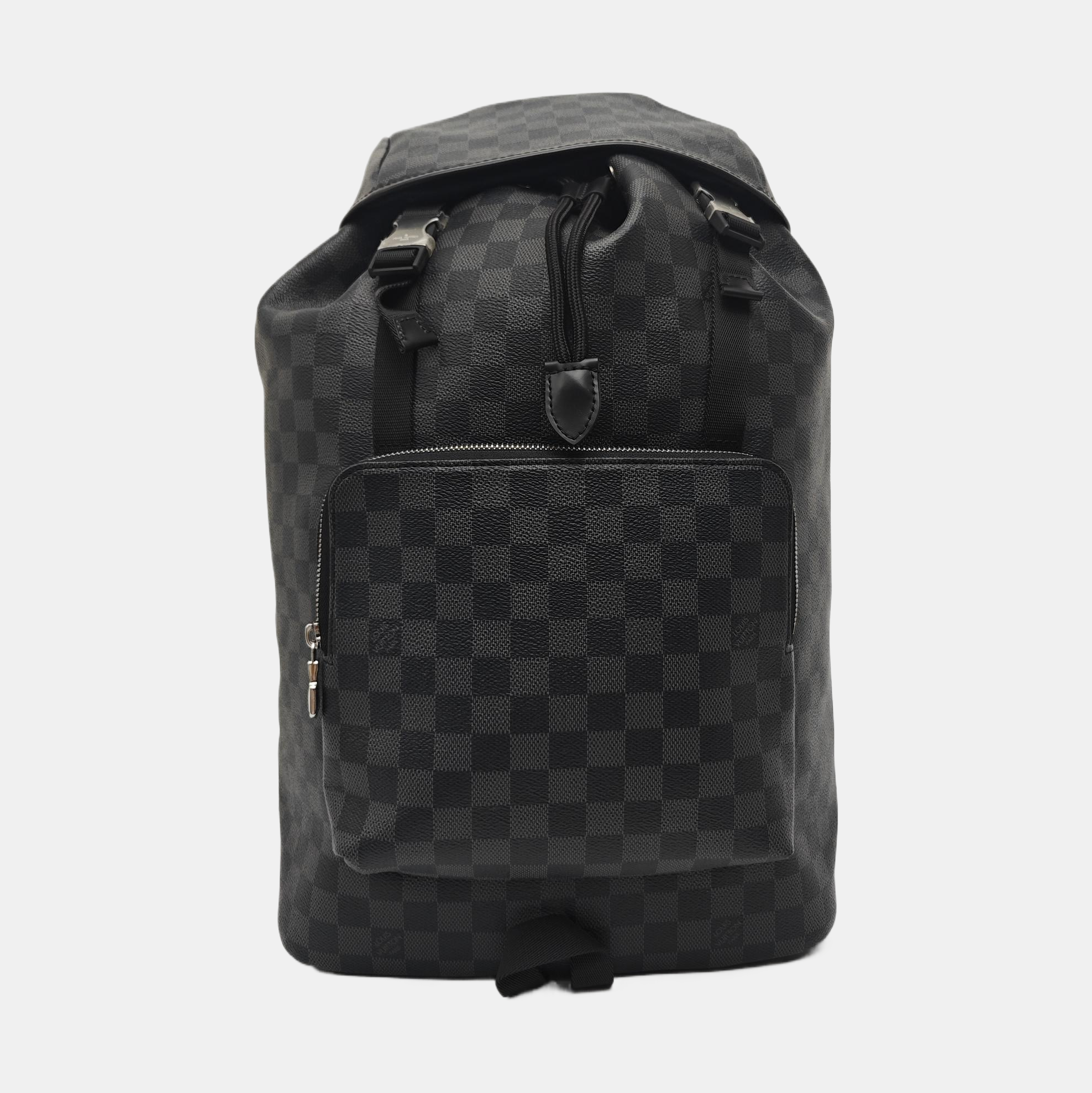 ZACK Damier Graphite Coated Canvas Gray