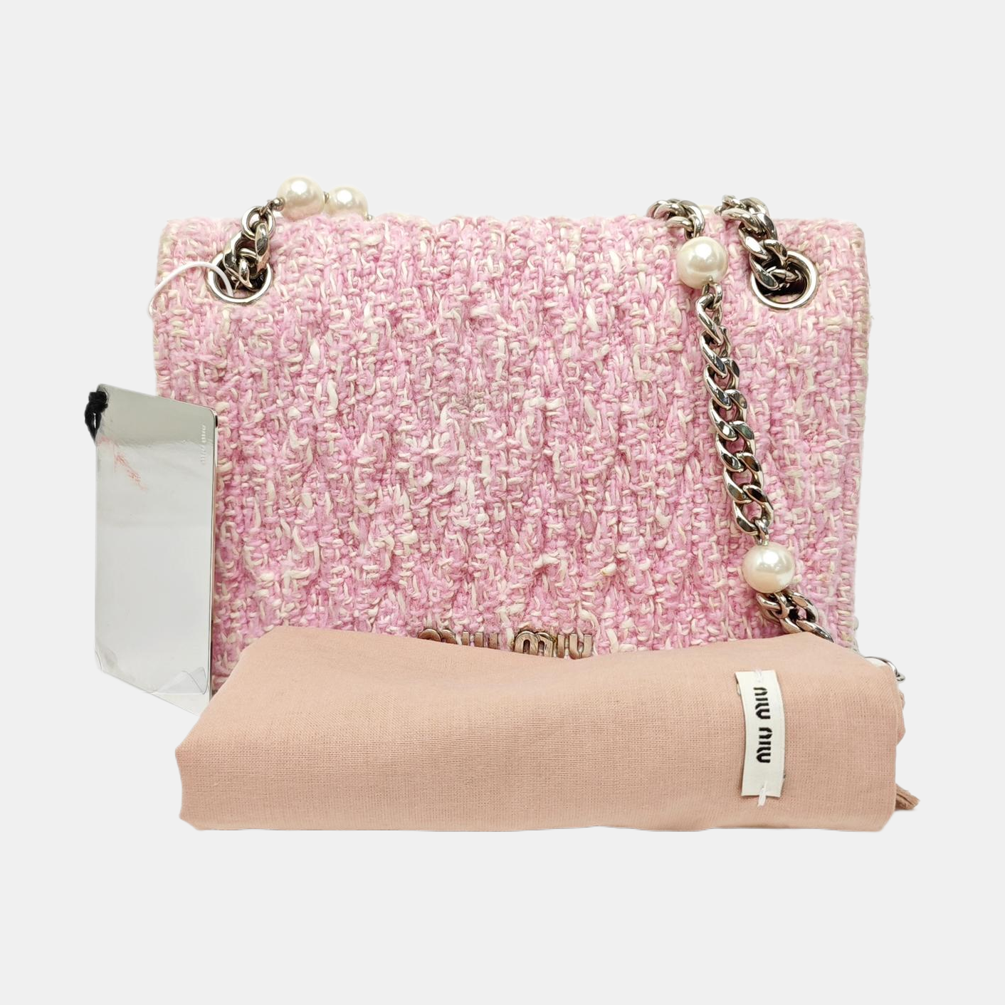 Matelassé Quilted Fabric Pink