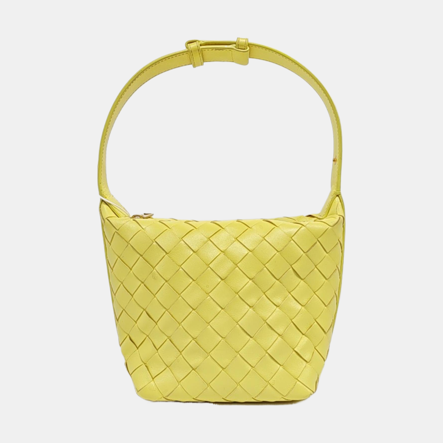 Lambskin Top Handle Bag Yellow