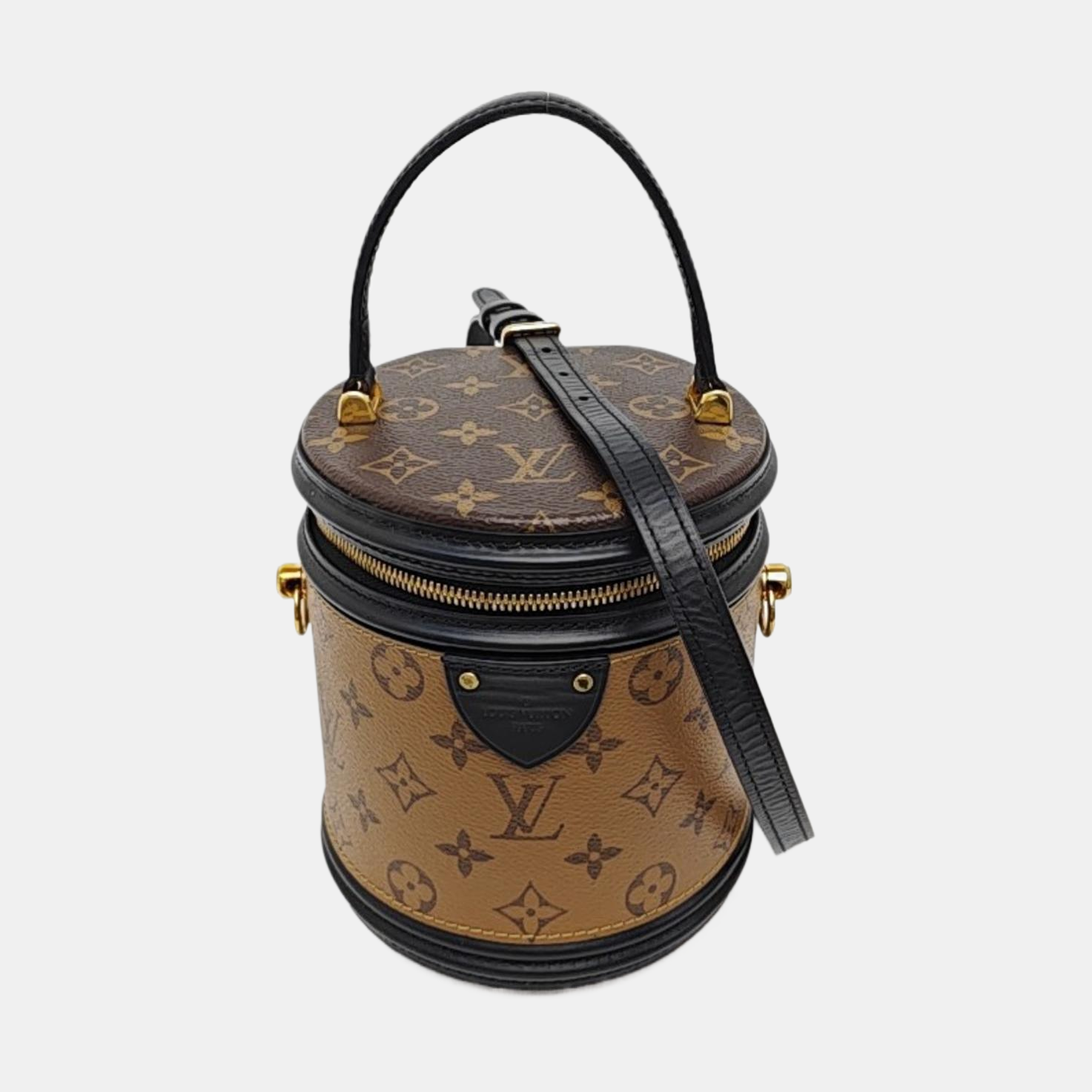 CANNES PM Monogram Coated Canvas Brown
