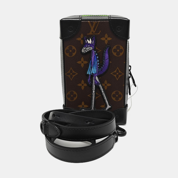 SOFT TRUNK Monogram Coated Canvas Brown