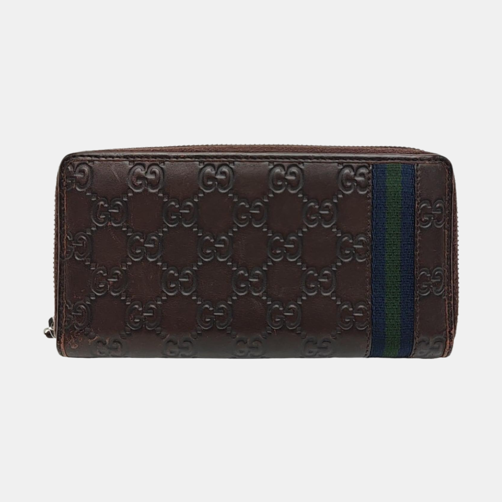 Monogram Calfskin Wallet Brown