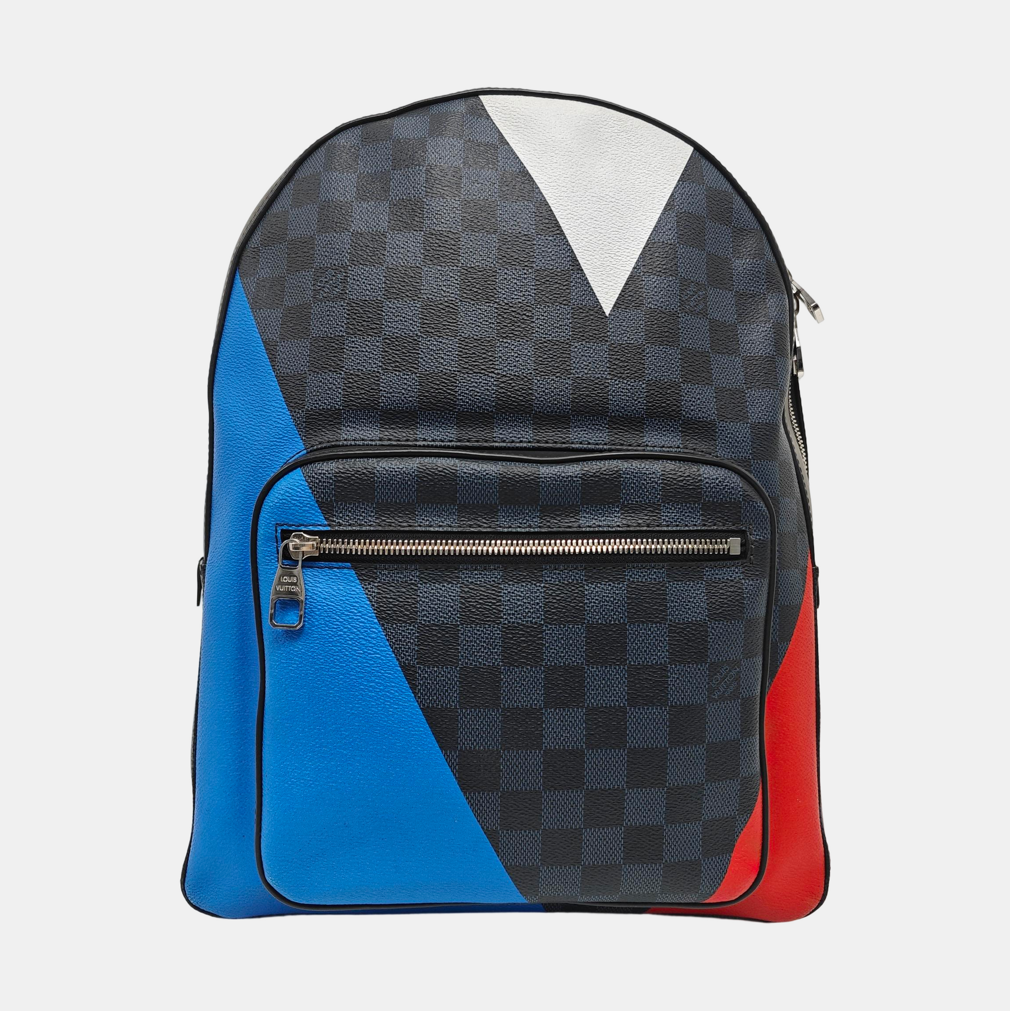 JOSH Damier Graphite Coated Canvas Black