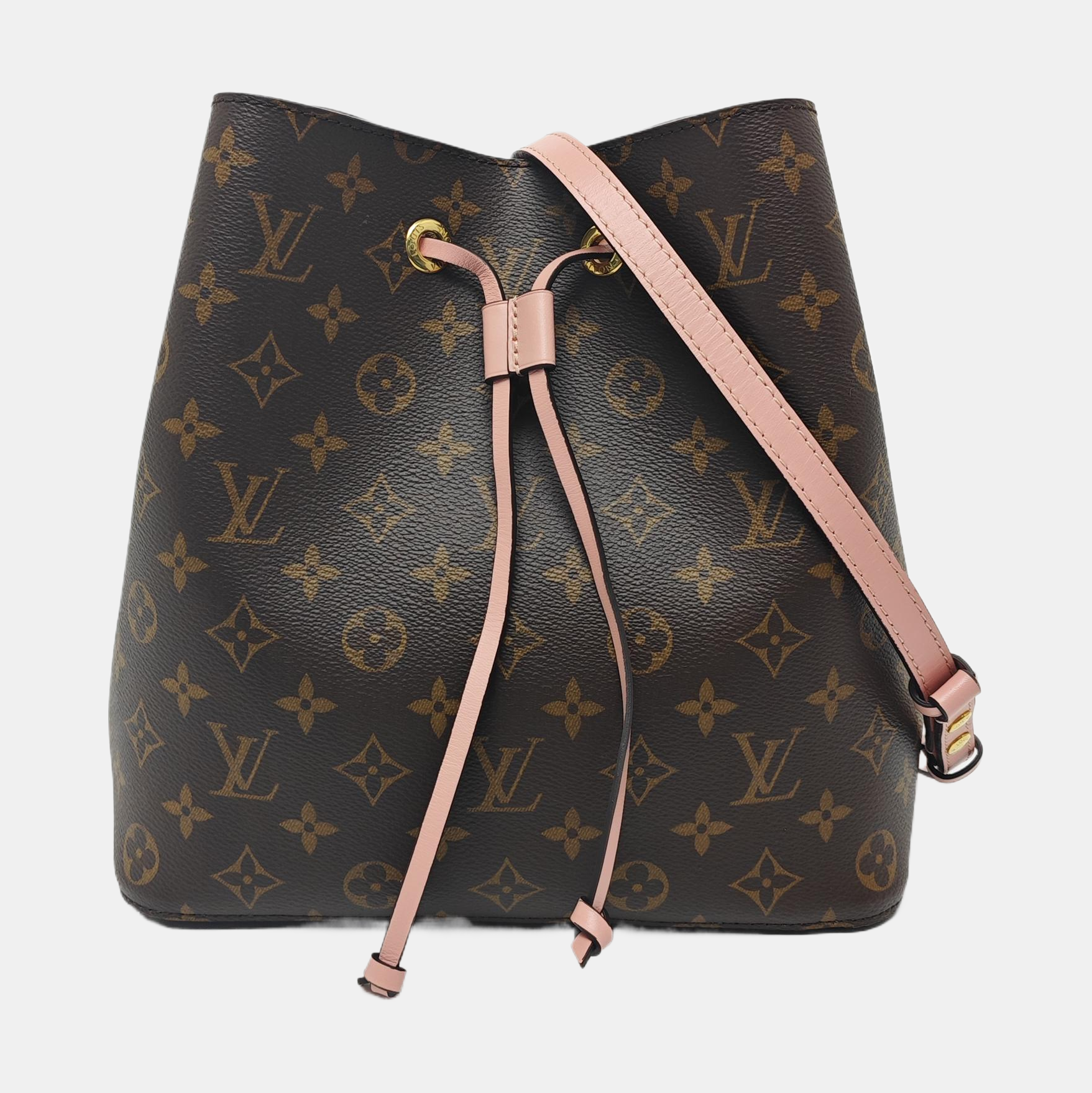 NÉONOÉ MM Monogram Coated Canvas Brown
