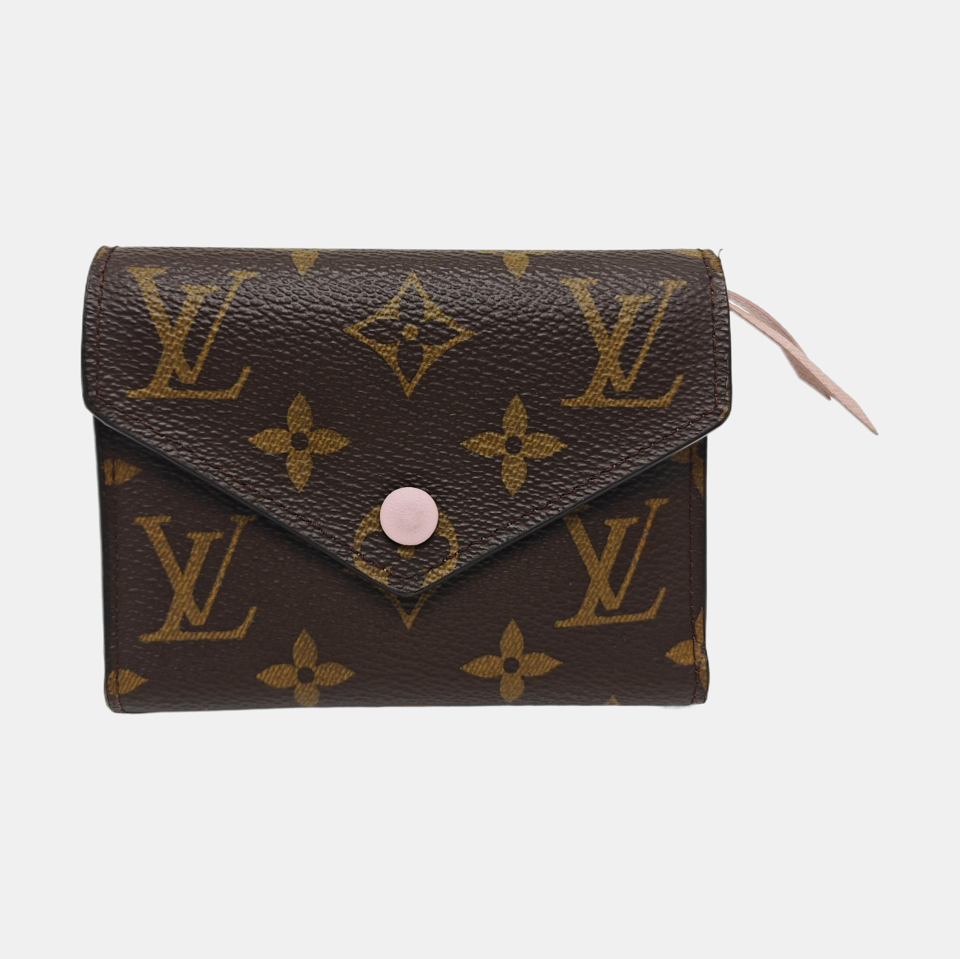 VICTORINE Monogram Coated Canvas Brown Wallet